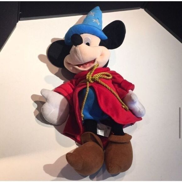 Mickey Mouse Fantasia Sorcerer Plush 24” - Picture 3 of 12
